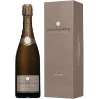 Louis Roederer Champagne Brut Vintage Champagner in Geschenkpackung (1 x 0.75 l) (Packung mit 6)