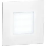 ledscom.de LED Treppenlicht/Wandeinbauleuchte FEX für innen und außen, eckig, 85 x 85mm, kaltweiß