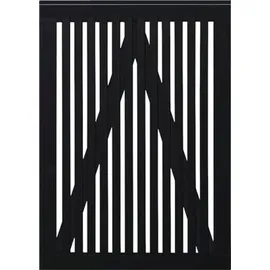Plus Gartentor 100 x 140 cm Schwarz