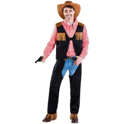 dressforfun Cowboy-Kostüm Herrenkostüm Cowboy Matthew schwarz XXL – XXL