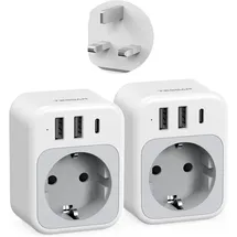 TESSAN Adapter 2 St. Grau