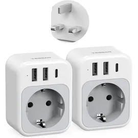 TESSAN Adapter 2 St. Grau