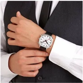 Mondaine Cushion MSL.41410.LBV.SET Edelstahl 41 mm