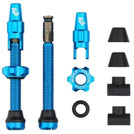 Wolf Tooth tubeless Ventile Stem Kit für Clik Valve, 44 mm, Blau