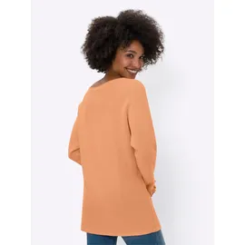 Heine Rundhalspullover in apricot | Gr.: 40,