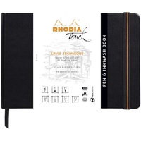 Rhodia 116126C - Skizzenbuch Hardcover Pen Inkwash Book, 32