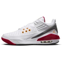 Jordan Nike Herren Jordan Max Aura 5, White/Vivid Orange-Cardinal Red, 46