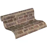 A.S. Création Tapete Steinoptik Braun rot und beige 53 cm x 10,05 m AS-371611