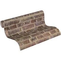 A.S. Création Tapete Steinoptik Braun rot und beige 53 cm x 10,05 m AS-371611