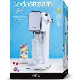 Sodastream Art white + Kunststoffflasche + CO2-Zylinder