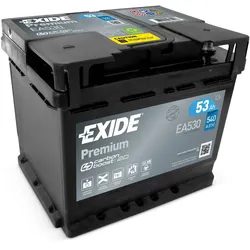 Exide EA530 Premium Carbon Boost 12V 53Ah 540A Autobatterie