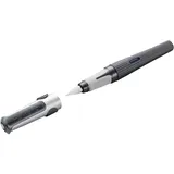 Pelikan Pelikano structure Füller für Rechtshänder, Grau,