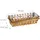 Relaxdays Blumenkasten 45 x 19,5 x 12 cm Natur