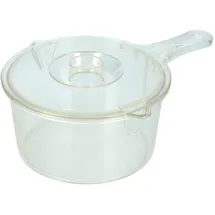 KitchenCraft Mikrowellen Kochtopf, Kunststoff Topf für die Mikrowelle, Pfanne mit Deckel, BPA-freier Kunststoff Topf mit Deckel, Tupper Dose, 30,5 x 43,2 x 55,9 cm, 900 ml Kapazität