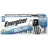 Energizer Max Plus Mignon (AA)-Batterie Alkali-Mangan 1.5 V 50 Stück