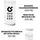 gymshaker Protein Shaker mit Pulverfach 600 + 150 ml Weiß