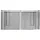 Outsunny Moskitonetz für 3x4 m Pavillon 4 Stück Schwarz 3,52 x 0,00 x 2,07 m