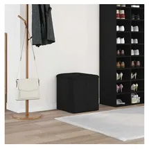 vidaXL Sitzbank mit Stauraum Schwarz 42 x 42 x 45 cm