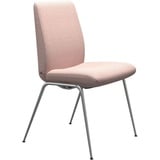 Stressless® Polsterstuhl Laurel, Low Back, Größe L, mit Beinen aus Stahl in Chrom glänzend rosa