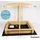 needs&wants® Sandkasten Sunplaya4 113 x 113 x 113 cm mit Abdeckung