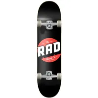 Rad Logo Progressive Skateboard Schwarz 8.125"