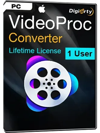 VideoProc Converter - Lifetime License - 1 User (Mac)