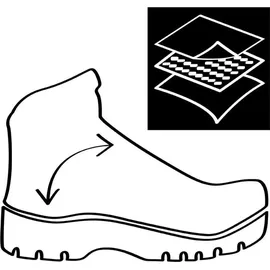 Lupriflex Schnittschutzstiefel Class 3 Sportive Hunter wasserdicht S3 SRC DGUV Gr. 43 schwarz