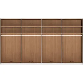 Wiemann Drehtürenschrank WIEMANN "Cardiff", braun (parsol, bronze, spiegelglas), B:393,1cm H:216cm T:58cm, Floatglas, Hartfaserplatte, Holzwerkstoff, Massivholz, Schränke, Drehtürenschrank, inkl. Türdämpfung