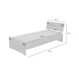 WIMEX Liverpool 90 x 200 cm Braun