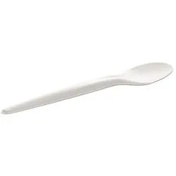 1000x Papierlöffel, 170mm, weiß