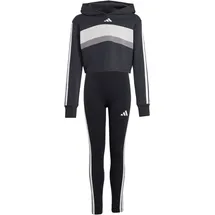 adidas Seasonal Essentials Tiberio 3-Streifen Trainingsanzug Schwarz/Weiß/Grau two 152