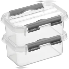 SUNWARE Aufbewahrungsbox Q-Line 10 x 6,5 x 15 cm 1-tlg. transparent