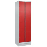 C+P Fächerschrank ""Classic Plus"", 4 Fächer übereinander, Abteilbreite 30
