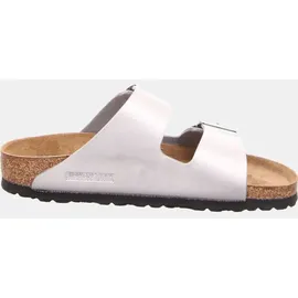 Birkenstock Arizona Birko-Flor schmal silber 42