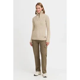 Oxmo Strickpullover Beige M
