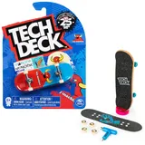 Spin Master 6028846 Tech Deck Fingerboard - 1 Finger-Skateboard mit original Skateboard-Design - verschiedene Grafiken, cooles Zubehör. Zufallsauswahl