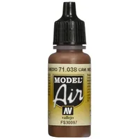 Vallejo Model Air Acrylfarbe, 17 ml Camouflage Medium Brown