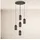 s.luce Cruet 5-flg. Ø 17 cm Glas grau