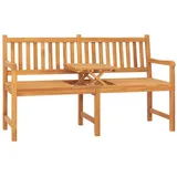 Teenpull – Gartenbank 3-sitzer Mit Tisch 150 Cm Massivholz Teak