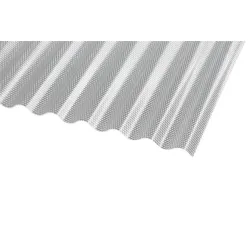 Polycarbonat Wellplatten klar Wabenstruktur Sinus 76/18 2,6 mm – Hagelsicher