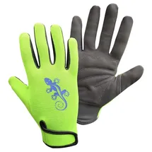 FERDYF. Garden-Gecko 1433-D Kunstleder Gartenhandschuh Größe (Handschuhe): Damengröße 1 Paar