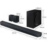 Samsung HW-Q990C 11.1.4 Kanal Soundbar Q990C (2023) Q990