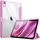 Fintie Hybrid Hülle für iPad (A16) 11 Generation 11 Zoll 2025, iPad 10 Generation 10,9 Zoll 2022 Lilac Rosa