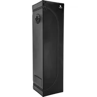 Caluma Growzelt 40×40×160 cm – professionelles Indoor-Zelt, Growbox für Pflanzenanbau, lichtdicht, ultrarobuster Rahmen, mit Reißverschluss & Kabelöffnungen – Caluma Skin 0,4 x 0,4 x 1,6 m