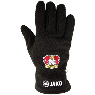 Jako Uni Leverkusen Fleecehandschuhe Bayer 04, schwarz, 5, BA2587