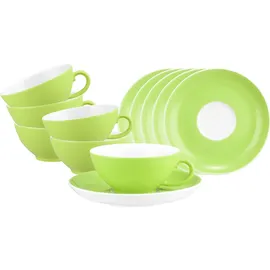 SELTMANN WEIDEN Teetasse mit Untertasse 0,14 l Grün 6 St.