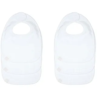 LÄSSIG Baby Lätzchen Set (3 Stk.) Neugeborene Sabberlätzchen Klettverschluss/Newborn Bib Set