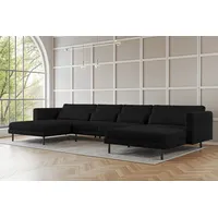 Fun Möbel Wohnlandschaft U-Form Sofa AGADA in Stoff Poso