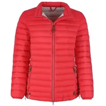 Modas Steppjacke 14203 Damen Jacke mit Stehkragen - Daunenoptik inkl. Aufbewahrungsbeutel rot 48/50