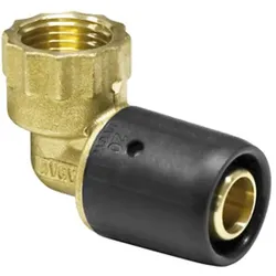 Steckfitting, Pipetec, Winkel 90° IG, DVGW - Zulassung (Ausführung: 16 - 3/4''IG)